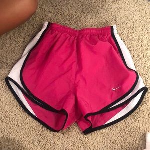 pink nike shorts